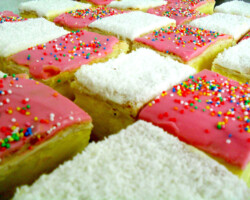 Our best selling cake, the awesome Vanilla Slice. One is never enough!